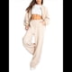 thumbnail image 2 of Conjunto de 2 Piezas para Mujer: Sudadera Informal de Larga con Cremallera y Pantalones Deportivos de Pierna Albaricoque XXL, 2 of 10
