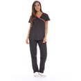 thumbnail image 4 of Just Love Women's Nurse Scrub Sets - Mock Wrap Style for Comfort and Style (Primrose with Black Trim, 2X), 4 of 4