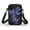 Butterflies Night Sky, variant on Floral and Dragonfly 4.33x1.97x7.09 Adjustable Shoulder Strap Crossbody Bag Polyester for Adult