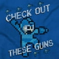 thumbnail image 2 of Vintage Mega Man Check These Out Women's T Shirt Ladies Tee Brisco Brands S, 2 of 5