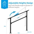 Wrought Iron Handrails for Outdoor Steps Exterior Hand Rails for