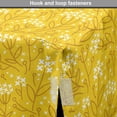 thumbnail image 4 of Autumn Dog Crate Cover, Fall Branches in Abstract Style of Tulip Bouquets Essence Floral Doodle, Easy to Use Pet Kennel Cover Small Dogs Puppies Kittens, 7 Sizes, Earth Yellow and White, by Ambesonne, 4 of 6