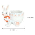 thumbnail image 4 of Shisuyan Bunny Planter High-Quality Resin 1Pcs 5.1x5.1In, 4 of 8