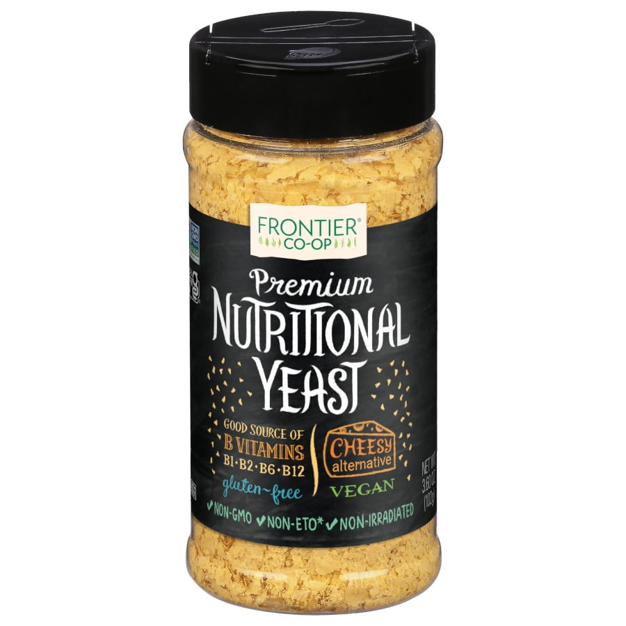 Frontier Co-op Premium Nutritional Yeast Flakes, 3.6 oz. Bottle