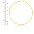 thumbnail image 2 of Floreo 14k Yellow Gold 2mm x 70mm High Polish Round Tube Hoop Earrings, 2 of 3