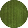 thumbnail image 1 of Ahgly Company Indoor Round Abstract Green Contemporary Area Rugs, 6' Round, 1 of 1
