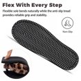 thumbnail image 4 of Knivor Leopard Print Fuzzy Flip Flop House Slippers for Women Warm Non Slip Indoor Bedroom Thong Slippers, 4 of 9