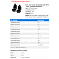 thumbnail image 2 of Front Seat Cover - Compatible with 2014 - 2018, 2020 Hyundai Elantra 2015 2016 2017, 2 of 3