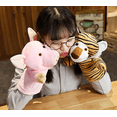 thumbnail image 4 of Hand Puppet Plush Toy,Soft Funny Plush Puppets Stuffed Animal Toy Doll for Kids, Elephant, 4 of 5