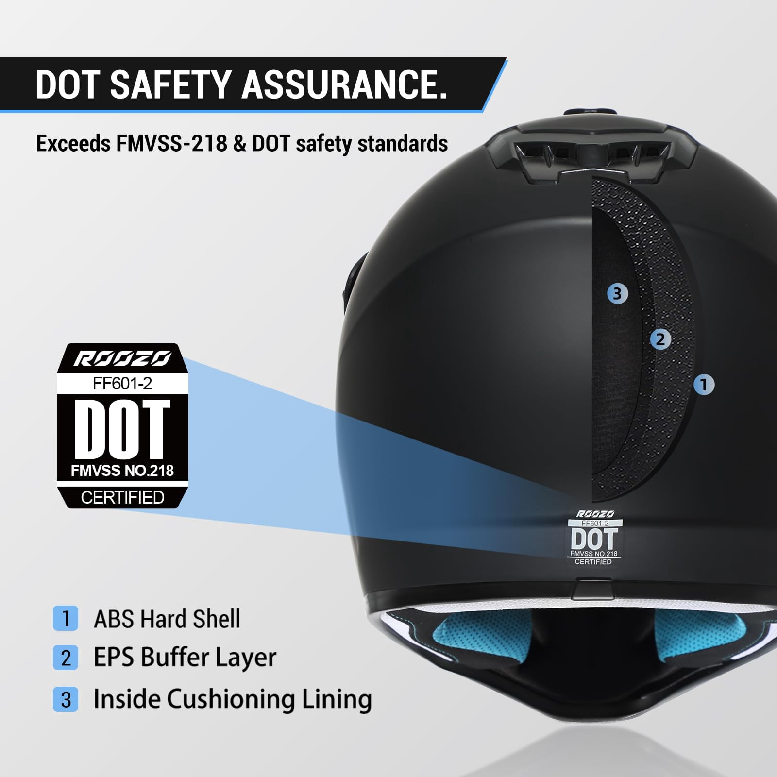 Youth Dirt Bike Helmet DOT Certified - Full Face Motorcycle Helmet for Off-Road, ATV, Street Riding, Includes Adjustable Goggles & Protective Gloves