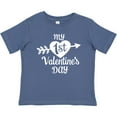 thumbnail image 3 of Inktastic My First Valentine's Day with White Heart and Arrow Boys or Girls Baby T-Shirt, 3 of 5