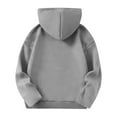thumbnail image 5 of Mgmyaa Boys and Girls Oversized Full Zip Hoodie Jacket Long Sleeve Casual Fleece Sweatshirt with Pockets Size 4-14 Years, 5 of 8