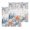 Blue Grey, variant on Blue Coastal Kitchen Dish Towels for Drying Dishes Set of 2, Summer Beach Starfish Weeping Eucalyptus Wooden Waffle Weave Microfiber Hand Tea Bathroom Towels Quick Dry & Absorbent Towel 12x12