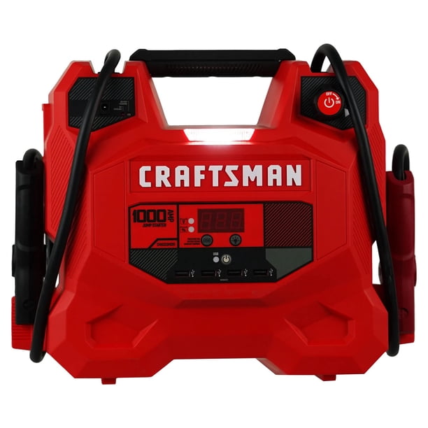 Arrancador de Batería CRAFTSMAN CMXCESM281 1000A 12V Estación de Energía con Puerto USB