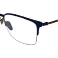 thumbnail image 4 of John Varvatos Mens Ophthalmic Eyeglass Rectangle Black Gold Metal V172. 55mm, 4 of 7