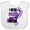 AA-White, variant on Inktastic I Wear Purple for My Mom Lupus Awareness Boys or Girls Baby Bib