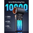 thumbnail image 2 of Ventilador portátil Warmco H3 de 10000 mAh, USB-C, 5 velocidades, 2 of 7