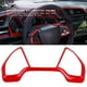 thumbnail image 2 of Marco decorativo para salpicadero de coche, anillos de esfera, embellecedor para Honda Civic 10.º 2016 ~ 2018 (rojo) Jadeshay A, 2 of 9