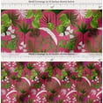 thumbnail image 2 of Soimoi Cotton Voile Fabric Orchid,Palm & Monstera Tropical Decor Fabric Printed Yard 42 Inch Wide, 2 of 7