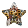 thumbnail image 2 of Star Night Light Auto On/Off Plug-in Wall Light with Light Sensor Warm White LED for Home Party Birdhouses with Sunflowers, 2 of 6