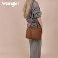 thumbnail image 4 of Wrangler Top-Handle Bags for Women Laptop Crossbody Tote Bag Purse, Brown, 4 of 7