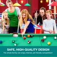 thumbnail image 6 of 55" Folding Pool Table Portable Foldable Billiards Table with 2 Cue Sticks 16 Balls Triangle Chalk Pool Game Table for Kids and Adults, 6 of 8
