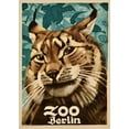 thumbnail image 2 of Vintage Apple Collection 24x32 Gold Ornate Wood Framed with Double Matting Museum Art Print Titled - Berlin Zoo, 2 of 4