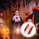 thumbnail image 3 of 6pcs Glitter Hornos Devil Horns Diadro Halloween Fantancía Cosplay Traje de disfraz, 3 of 6