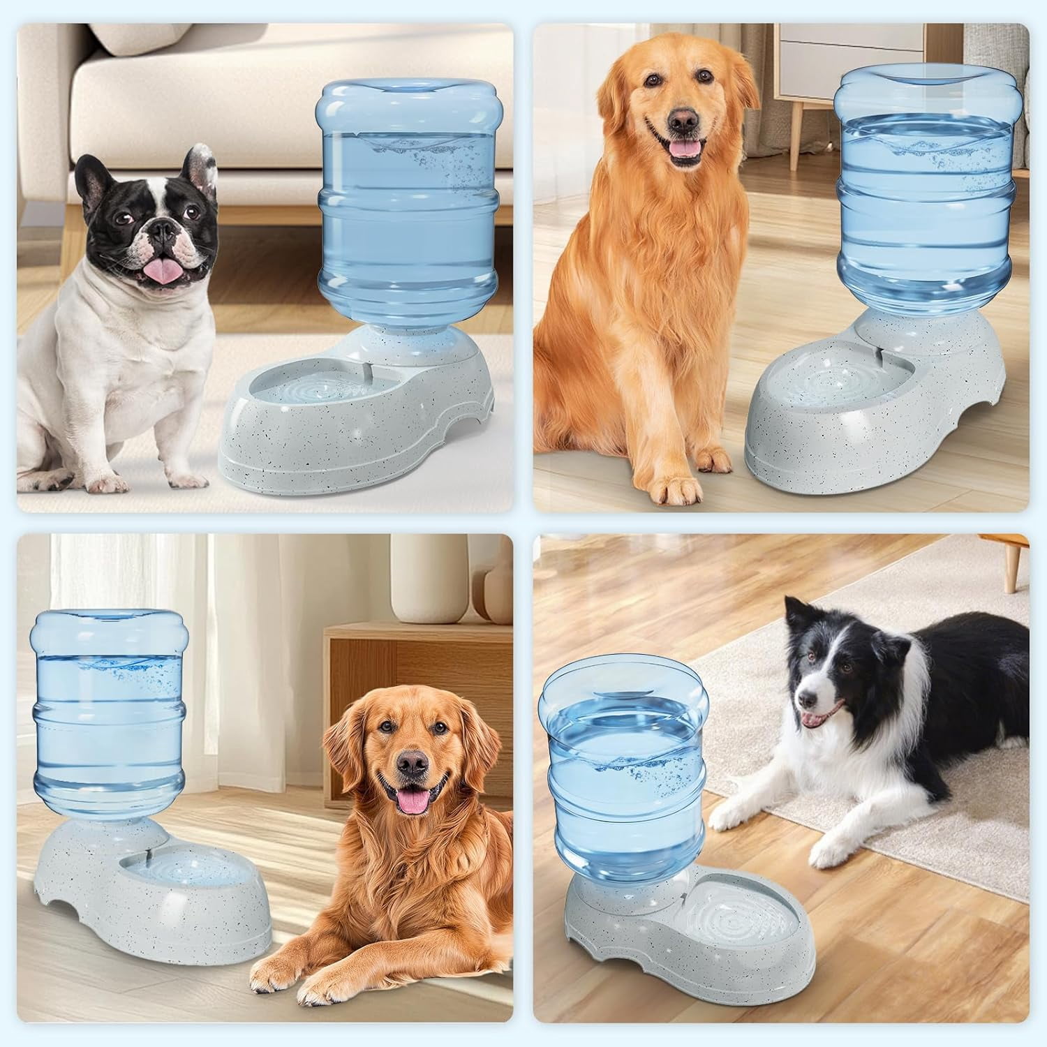 3 Gallon Gravity Feeder, Automatic Dog Feeder, Dog Food Dispenser for Large Breed