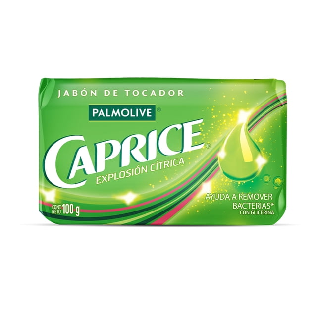 Jabón de Baño Caprice Explosión Cítrica con Aceites Esenciales en Barra 100 g