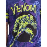 Marvel's Venom Men's & Big Men's Graphic Mesh Soccer Jersey, Sizes XS-3XL