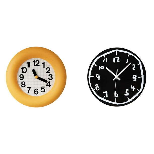 Reloj de pared,Reloj de pared redondo moderno y silencioso para dormitorio,Reloj de pared,Reloj de pared silencioso,sin tictac,decorativo,Reloj de pared moderno y sencillo de 12 pulgadas para