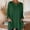 Green, variant on Casual Top Pullover Long Sleeve Round Neck Loose Fit Pocketed Top Solid Color Cotton Linen Lightweight Breathable Relaxed Everyday Shirt with Pockets Work Weekend Layering Women Tee