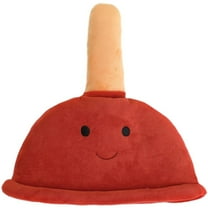 Funny Toilet Plush Sucker Hat, Novelty Selfie Prop Party Hat for Halloween Events