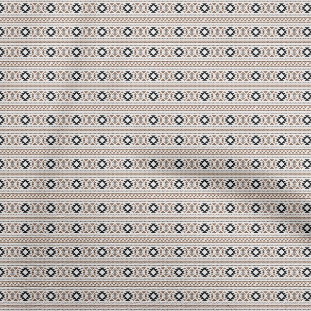 oneOone Rayon Brown Fabric Tribal Craft Projects Decor Fabric Printed By The Yard 56 Inch Wide