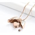 thumbnail image 4 of Cremation Jewelry for Ashes for Dad/Mom Family Angel Wing Heart Urn Necklaces for Ashes for Women Heart Memorial Ashes Lockets-Rose Gold, 4 of 7