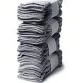 thumbnail image 5 of Yacht & Smith 72 Pack Men’s Cotton Crew Socks Heavy Cotton Good For Donations and Sock Drives. (Black, Mens 10-13) (Gray, Mens 10-13), 5 of 7