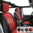 thumbnail image 2 of Smittybilt 472130 Red/Black Neoprene Seat Covers for 2018+ Jeep Wrangler JL 4-Door, 2 of 7