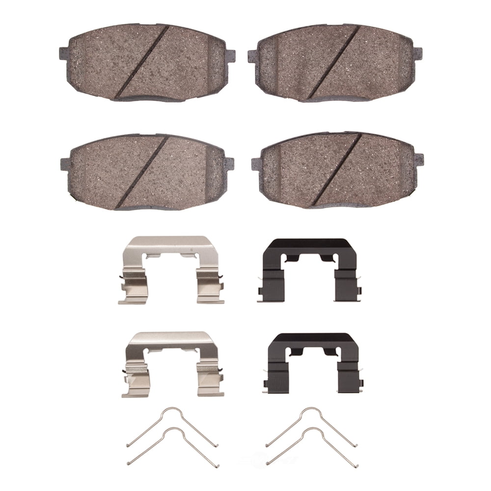 Dynamic Friction Company 1551-2035-02 DFC 5000 Advanced Brake Pads - Ceramic and Hardware Kit