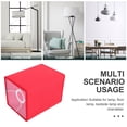 thumbnail image 3 of BRIGHTFUFU Small Square Lamp Shade Red Cloth Diffuse Lighting for Bedroom 1Pack, 3 of 8