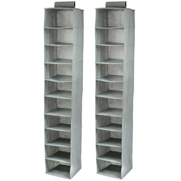 2X Hat Rack 10 Shelf Hanging Closet Hat Organizer for Hat Storage - Protect Your Caps & Keep Them in Great Condition