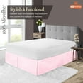 thumbnail image 2 of SGI Bedding 21 Inch Pleated Bed Skirt | Microfiber Bed Skirt | Fade Resistant, Wrinkle Free, Anti-static, Decorative, Extra Storage Space, Clutter-Free | King, Pink, 2 of 8