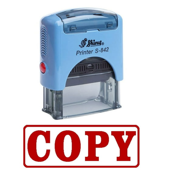 COPY Self Inking Rubber Stamp Office Stationary Custom Shiny Stamp