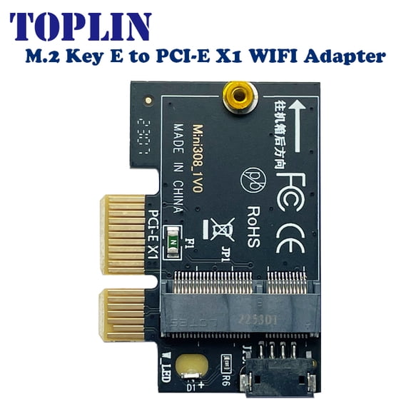 PCIe x1 WiFi card adapter wireless network card M2 T-shirt Bluetooth converter for desktop WiFi AX210 8260 8265ngw AX200 9260 7265