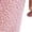 Pink, variant on Women'S Lined Fleece Maxi Dress Collar Half Zipper Solid Slim Long Sleeve Casual Winter Dress
