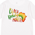 thumbnail image 4 of Inktastic Black History Month Africa in Red Yellow and Green Boys or Girls Long Sleeve Toddler T-Shirt, 4 of 5