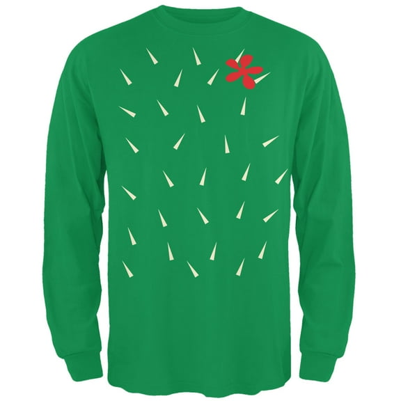 Old Glory Mens Halloween Cactus Costume Long Sleeve T Shirt