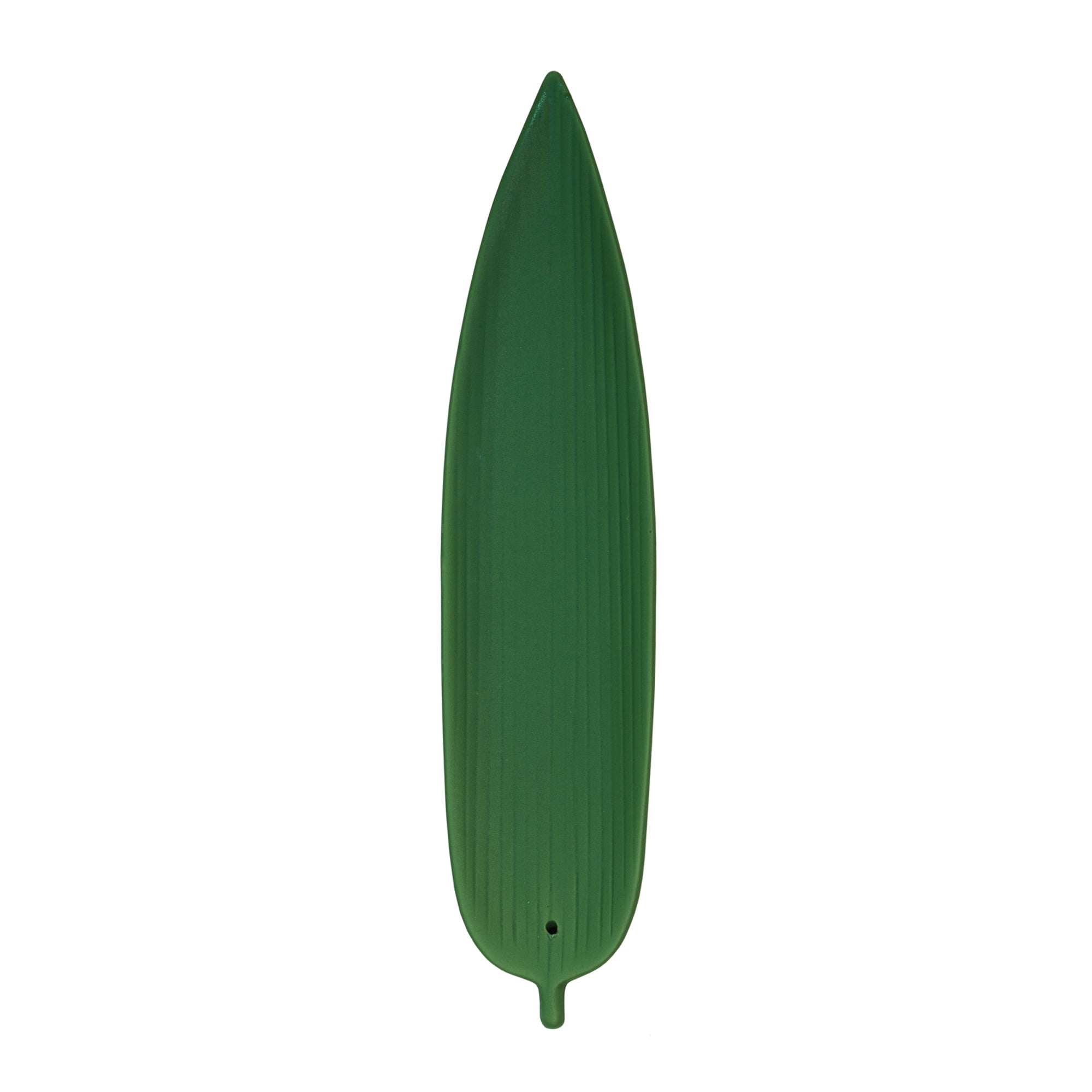 Innozen Imitation Green Leaves Ceramic Incense Holder