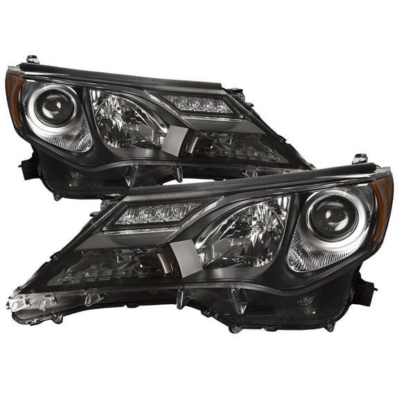 Headlights For 2013-2015 Toyota Rav4 Halogen Pair Left Right Set