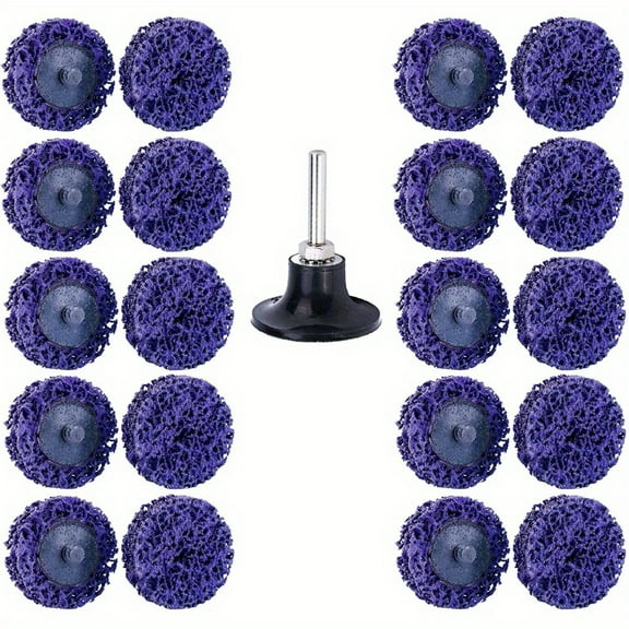21 Pcs 2" Quick Change Paint Stripping Discs, Easy Strip Wheels for Drill and Die Grinder, Efficient Paint Remover Attachments for Various Surfaces